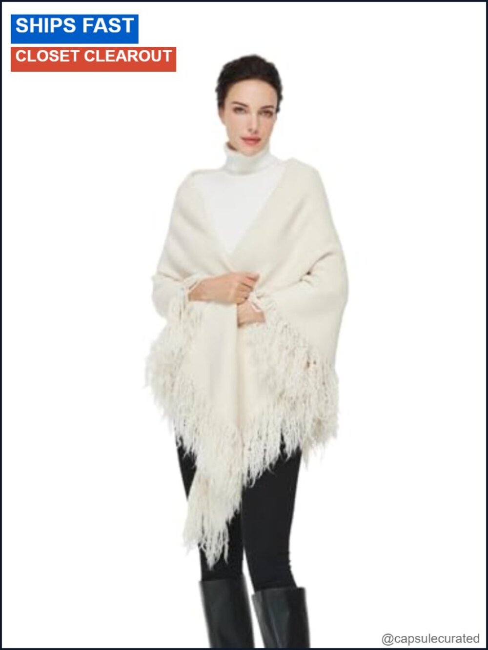Wool Blend Pashmina Shawl Wrap with Tassels, Oversized Scarf for Evening Dress,
